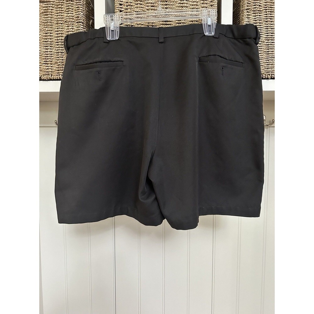 TWO Haggar Mens Walking Bermuda‎ Shorts, Colors Black & Navy - Size 42 - Picture 5 of 6